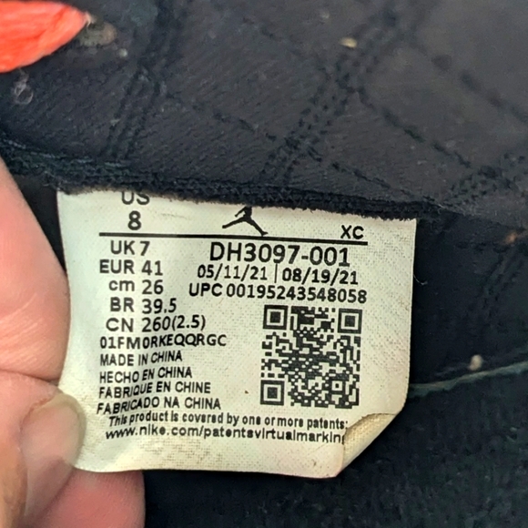 NIKE AIR JORDAN 1 Retro High OG "Hand Crafted" Sneakers - Picture 11 of 13